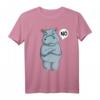 Nilpferd Nö Hippo Kinder Damen Mädchen T-Shirt - Süßes Nilpferd-Design, Perfekt als Geburtstags- und Weihnachtsgeschenk für Nilpferd-Fans
