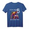 Kinder Jungen Geburtstag T-Shirt mit Dino und Monstertruck - Ich bin 5 Jahre, tolles Geschenk zum Kindergeburtstag