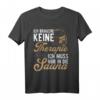 Ich brauche keine Therapie - Ich muss nur in die Sauna T-Shirt, Lustiges Sauna Design für Saunagänger & Sauna-Fans
