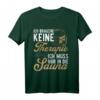 Ich brauche keine Therapie - Ich muss nur in die Sauna T-Shirt, Lustiges Sauna Design für Saunagänger & Sauna-Fans