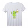 Lustiges Frosch T-Shirt mit Bier - Comic Style Tiermotiv für Damen & Herren, Perfekt als Geschenk zu Weihnachten & Geburtstag