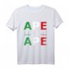 APE 50 Dreirad T-Shirt mit Italien Fahne & Herzschlag - Lustiges Shirt für Piaggio Ape 50 Fans, Fahrer & Fan Geschenk zu Weihnachten & Geburtstag