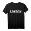 Vintage London Skyline T-Shirt  Souvenir & Geschenk aus England, UK, klassisch geschnitten