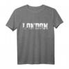 Vintage London Skyline T-Shirt  Souvenir & Geschenk aus England, UK, klassisch geschnitten