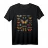 Set aus Schmetterling Entomologe Wissenschaft, Geist Tier T-Shirt  Buntes Design für Schmetterlingssammler & Naturfreunde