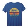 Löppt! Moin Moin Norddeutschland Anker T-Shirt  Maritimes Vintage Design für Nordsee-Fans, Friesland & Inselbewohner