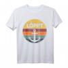 Löppt! Moin Moin Norddeutschland Anker T-Shirt  Maritimes Vintage Design für Nordsee-Fans, Friesland & Inselbewohner