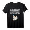 Ich Habe Mir Dann Mal Weltfrieden Gewünscht T-Shirt - Friedensdesign mit Taube und Friedensbotschaft für Pazifisten und Friedensliebhaber