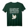 Ich Habe Mir Dann Mal Weltfrieden Gewünscht T-Shirt - Friedensdesign mit Taube und Friedensbotschaft für Pazifisten und Friedensliebhaber