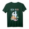Kinder 4. Geburtstag Meerjungfrau Nixe Mädchen - Süßes Meerjungfrauen T-Shirt für Partys & Geburtstage