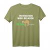 Faultierdruck Motivation wird geladen T-Shirt für Damen  Lustiges Schlaf-Design für Morgenmuffel & Nachteulen