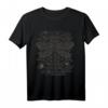 Spirituelles Libelle Yoga T-Shirt im Leonardo da Vinci Vintage Stil mit Heiligen Geometrie - Perfekt als Geschenk für Meditation, Yoga und Spirituelle Enthusiasten