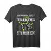 Ich würde jetzt lieber Traktor fahren T-Shirt  Lustiges Landwirt Design für Bäuerinnen, Bauern und Feldarbeiter