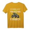 Ich würde jetzt lieber Traktor fahren T-Shirt  Lustiges Landwirt Design für Bäuerinnen, Bauern und Feldarbeiter