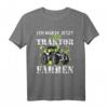 Ich würde jetzt lieber Traktor fahren T-Shirt  Lustiges Landwirt Design für Bäuerinnen, Bauern und Feldarbeiter