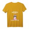 Damen T-Shirt 'Komm noch Näher und es Klatscht Glitzer' - Witziges Einhorn mit V-Ausschnitt für Humor und Spaß