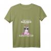 Damen T-Shirt 'Komm noch Näher und es Klatscht Glitzer' - Witziges Einhorn mit V-Ausschnitt für Humor und Spaß