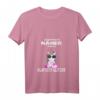 Damen T-Shirt 'Komm noch Näher und es Klatscht Glitzer' - Witziges Einhorn mit V-Ausschnitt für Humor und Spaß