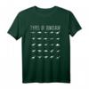 Dinosaurier Arten T-Shirt für Kinder & Erwachsene  Triceratops, T-Rex, Tyrannosaurus mit lustigem Retro-Vintage Motiv, ideales Geschenk für Dino-Fans und zukünftige Paläontologen