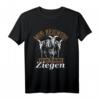 Mir reichts ich geh zu meinen Ziegen T-Shirt  Lustiges Tiermotiv für Bauern, Tierliebhaber & Ziegenfans als Geschenk zu Weihnachten & Geburtstag