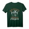 Mir reichts ich geh zu meinen Ziegen T-Shirt  Lustiges Tiermotiv für Bauern, Tierliebhaber & Ziegenfans als Geschenk zu Weihnachten & Geburtstag