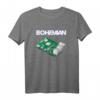 Bohemian Raspberry Informatiker Programmierer Pi Geschenk T-Shirt - Lustiges Design für Softwareentwickler, Hacker, IT-Profis und Technikbegeisterte