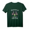 Geplante Eskalation Flamingo Mädelsabend Party T-Shirt  Lustiges Statement-Shirt für Frauen bei Junggesellenabschieden & Partys