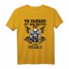 V8 fahren ist wie Reiten nur Vegan - Lustiges Muscle-Car T-Shirt für Auto- und Benzin-Fans mit Humor