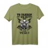 V8 fahren ist wie Reiten nur Vegan - Lustiges Muscle-Car T-Shirt für Auto- und Benzin-Fans mit Humor
