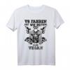V8 fahren ist wie Reiten nur Vegan - Lustiges Muscle-Car T-Shirt für Auto- und Benzin-Fans mit Humor