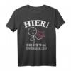 Hier Dir Ist Was Runtergefallen Lustiges Kopf-Gehirn-Design T-Shirt  Witziges Geschenk für Männer, Frauen, Freunde und Familie zu Geburtstag, Silvester, Halloween, Ostern & Valentinstag