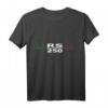 Aprilia RS 125/250 Motorrad T-Shirt mit Herzschlag und italienischer Fahne  Perfektes Geschenk für Aprilia Fans & Kult Motorrad Liebhaber
