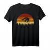 Vintage Sonne Snowboard T-Shirt - Retro Snowboard Design im Distressed Look, ideales Geschenk für Snowboarder, Fans der 70er & 80er Jahre, Geburtstags- & Weihnachtsgeschenk