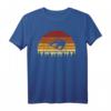 Vintage Sonne Snowboard T-Shirt - Retro Snowboard Design im Distressed Look, ideales Geschenk für Snowboarder, Fans der 70er & 80er Jahre, Geburtstags- & Weihnachtsgeschenk