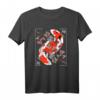 Japanisches Koi Karpfen Nishikigoi T-Shirt mit Kirschblüten  Für Damen, Herren & Kinder, asiatisches Design