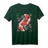 Japanisches Koi Karpfen Nishikigoi T-Shirt mit Kirschblüten  Für Damen, Herren & Kinder, asiatisches Design