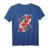 Japanisches Koi Karpfen Nishikigoi T-Shirt mit Kirschblüten  Für Damen, Herren & Kinder, asiatisches Design
