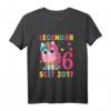 Kinder 6. Geburtstag Einhorn Mädchen T-Shirt - Süßes Design für Geburtstagsgeschenke und Einhorn-Liebhaber