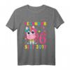 Kinder 6. Geburtstag Einhorn Mädchen T-Shirt - Süßes Design für Geburtstagsgeschenke und Einhorn-Liebhaber
