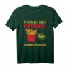 Pommes Sind Frittierte Sonnenstrahlen - Lustiges Pommes T-Shirt für Fastfood-Liebhaber, Humor und Spaß für Schule, Uni, Job & Kneipe