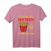 Pommes Sind Frittierte Sonnenstrahlen - Lustiges Pommes T-Shirt für Fastfood-Liebhaber, Humor und Spaß für Schule, Uni, Job & Kneipe