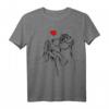 Jack Russell Terrier Liebe Frauchen Hunde Geschenkidee T-Shirt  Lustiges Hundemotiv für Hundehalter, Familie & Freunde zum Geburtstag, Weihnachten & Muttertag