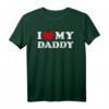 I Love My Daddy T-Shirt  Vintage Design, Perfektes Familien- und Vatertagsgeschenk für Ihren Vater