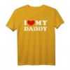 I Love My Daddy T-Shirt  Vintage Design, Perfektes Familien- und Vatertagsgeschenk für Ihren Vater
