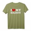 I Love My Daddy T-Shirt  Vintage Design, Perfektes Familien- und Vatertagsgeschenk für Ihren Vater