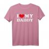 I Love My Daddy T-Shirt  Vintage Design, Perfektes Familien- und Vatertagsgeschenk für Ihren Vater