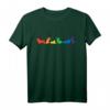Rainbow Silhouette Corgi Hund T-Shirt  Perfektes Geschenk für Corgi-Besitzer und Hundeliebhaber mit buntem Hundedesign