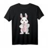 Hasen Liebe Hase Kaninchen Mädchen Damen T-Shirt  Süßes Geschenk für Tierliebhaber, Kinder & Familien zu Ostern, Geburtstag & Weihnachten