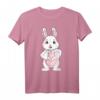 Hasen Liebe Hase Kaninchen Mädchen Damen T-Shirt  Süßes Geschenk für Tierliebhaber, Kinder & Familien zu Ostern, Geburtstag & Weihnachten