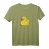 HapBunny T-Shirt mit gelber Ente  Lustiges Party- und Kostümshirt für Männer, Frauen und Kinder